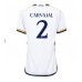 Günstige Real Madrid Daniel Carvajal #2 Heim Fussballtrikot Damen 2023-24 Kurzarm